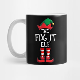 Fix It Elf Matching Family Christmas Mug